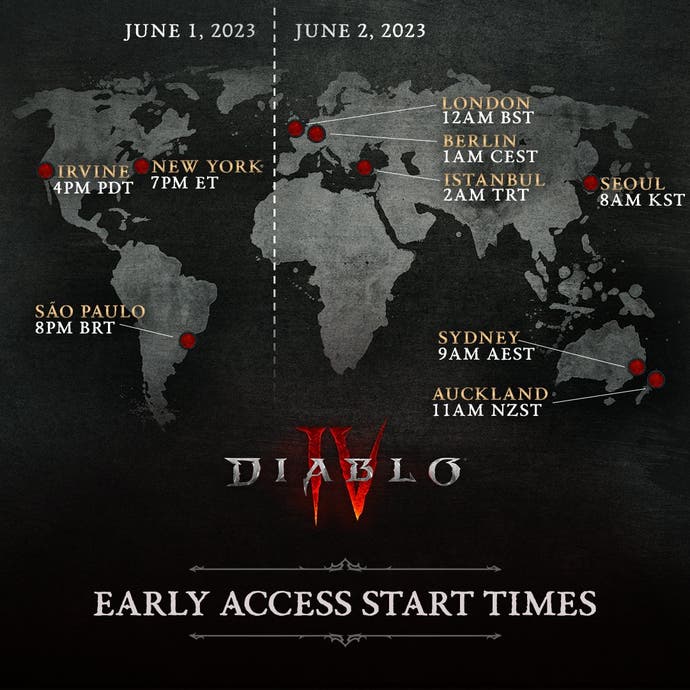 Diablo 4 - Release Date And Time, Early Access Details And Preload