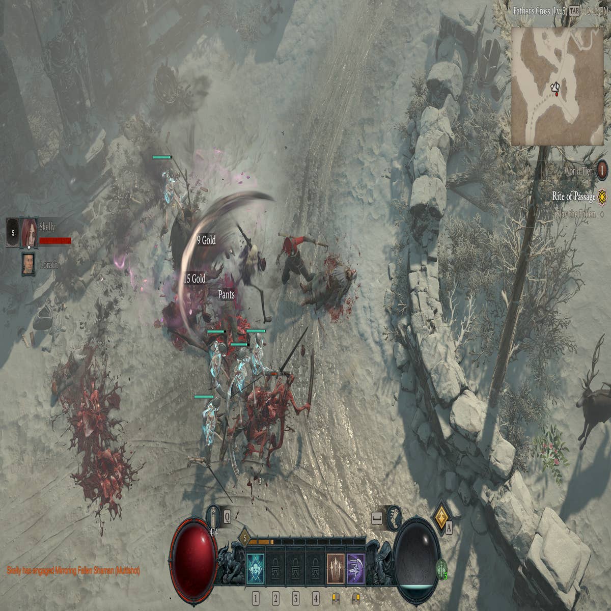 Diablo IV (PS5)  Dungeon Gameplay [4K 60FPS] 