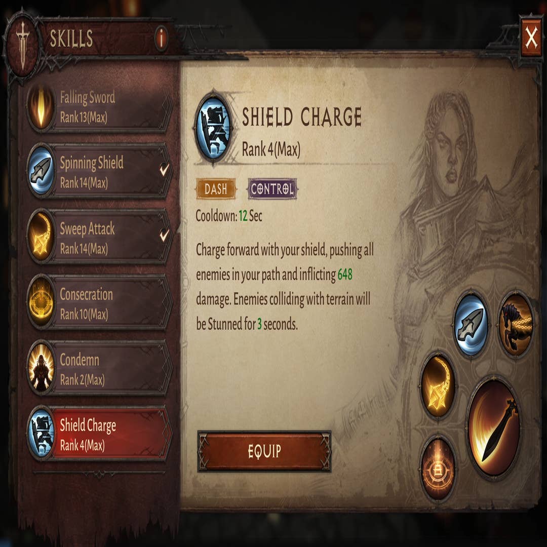 Diablo Immortal Best Crusader Build – Skills, Legendary Items
