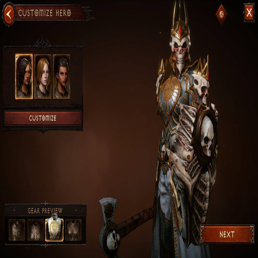 Diablo Immortal Crusader best build, skills, gear, gems, and
