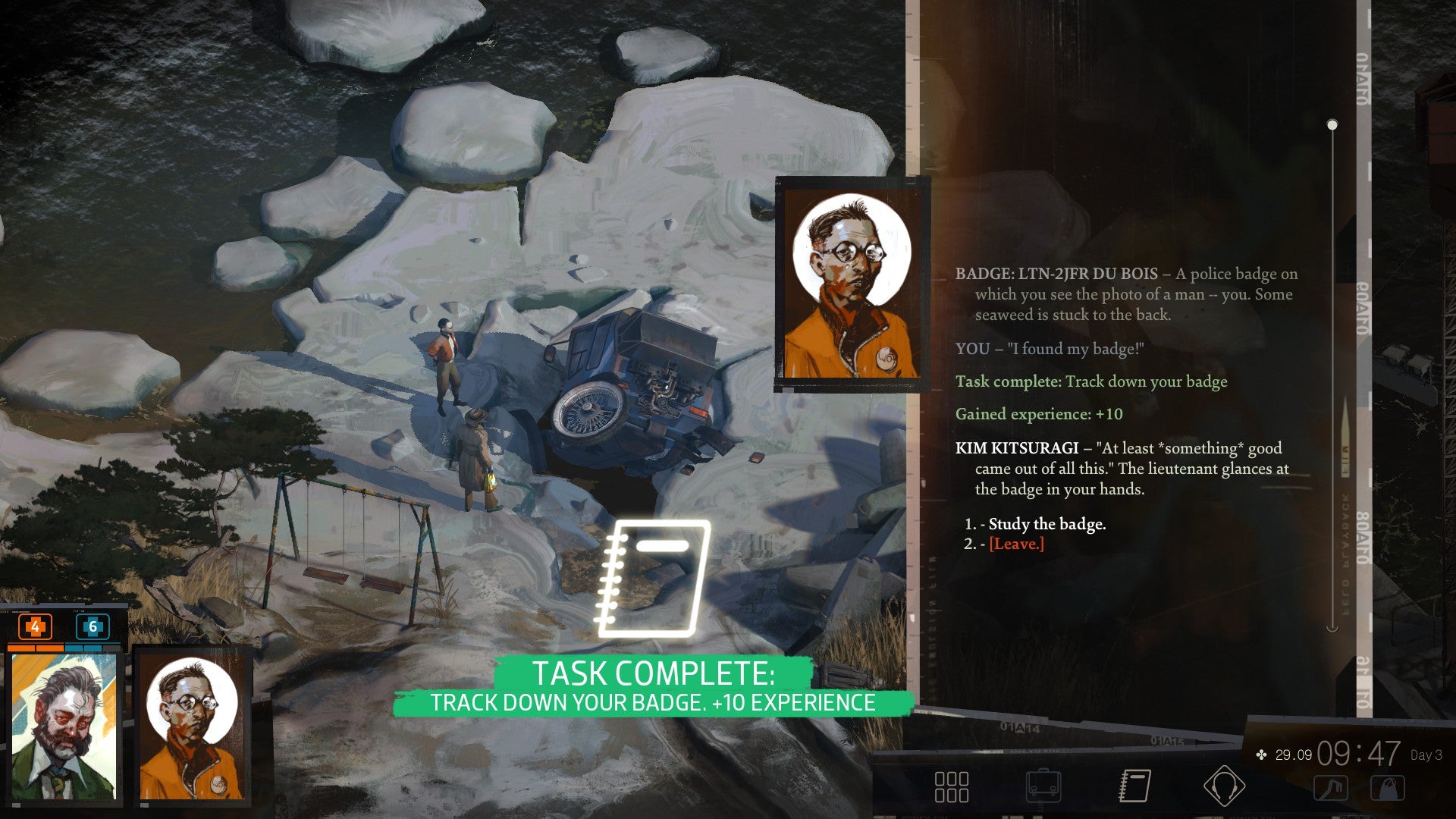 Disco Elysium How to Find Your Gun, Badge and Bullets VG247