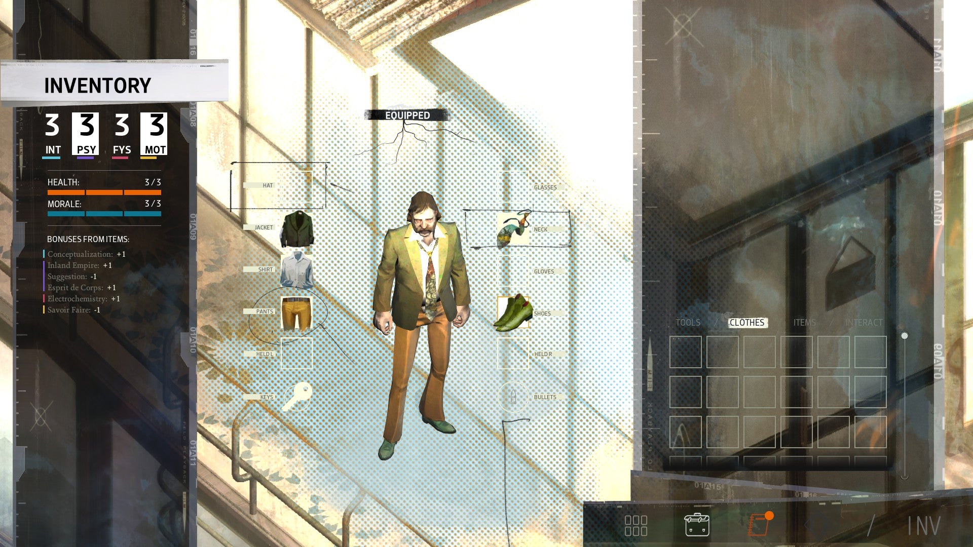 Disco Elysium Where to Find Your Clothes and Shoes VG247