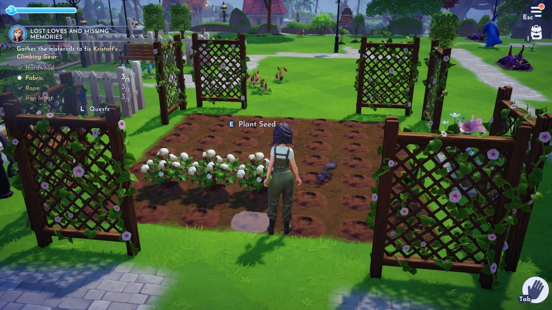 Disney Dreamlight Valley Where to get cotton and fabric VG247