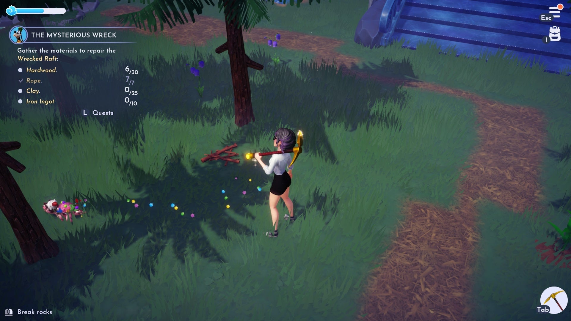 Disney Dreamlight Valley How to get Hardwood VG247