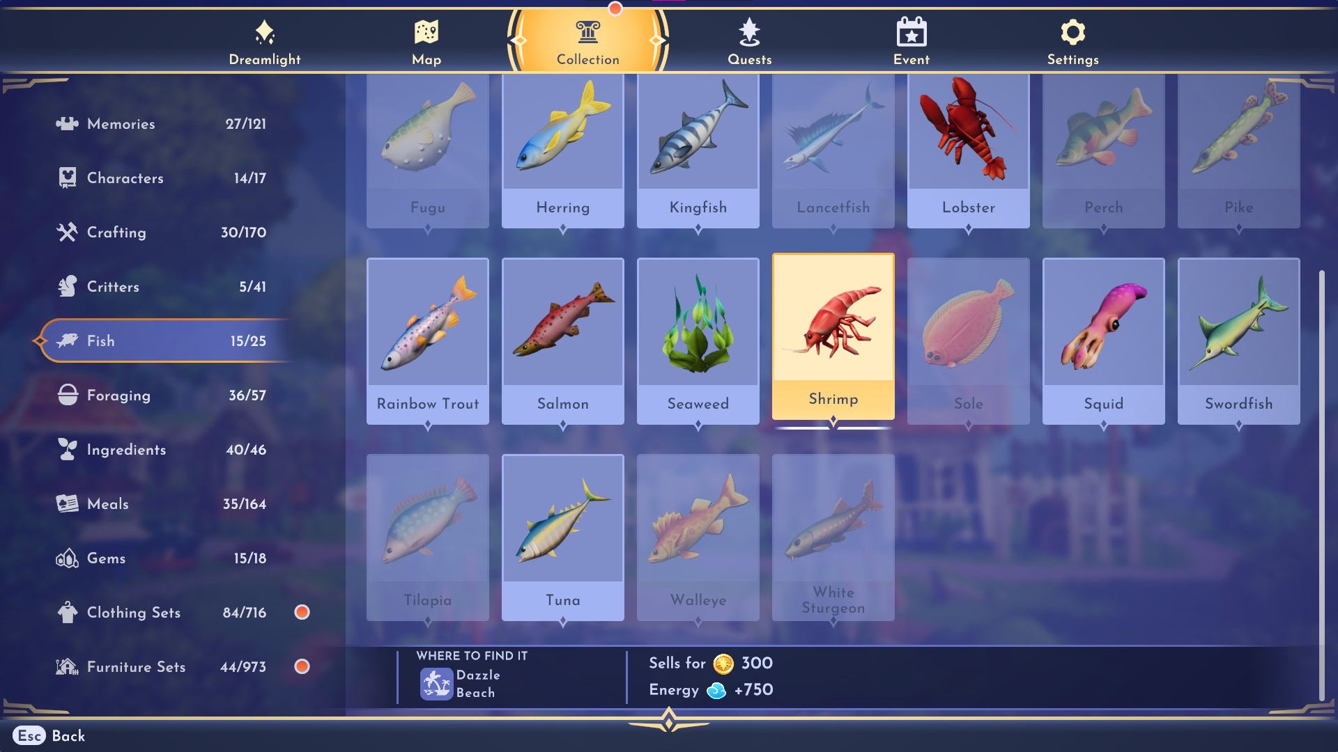 Disney Dreamlight Valley Where to find Shrimp VG247