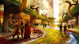 Doctor Strange painted concept art of Earth 838