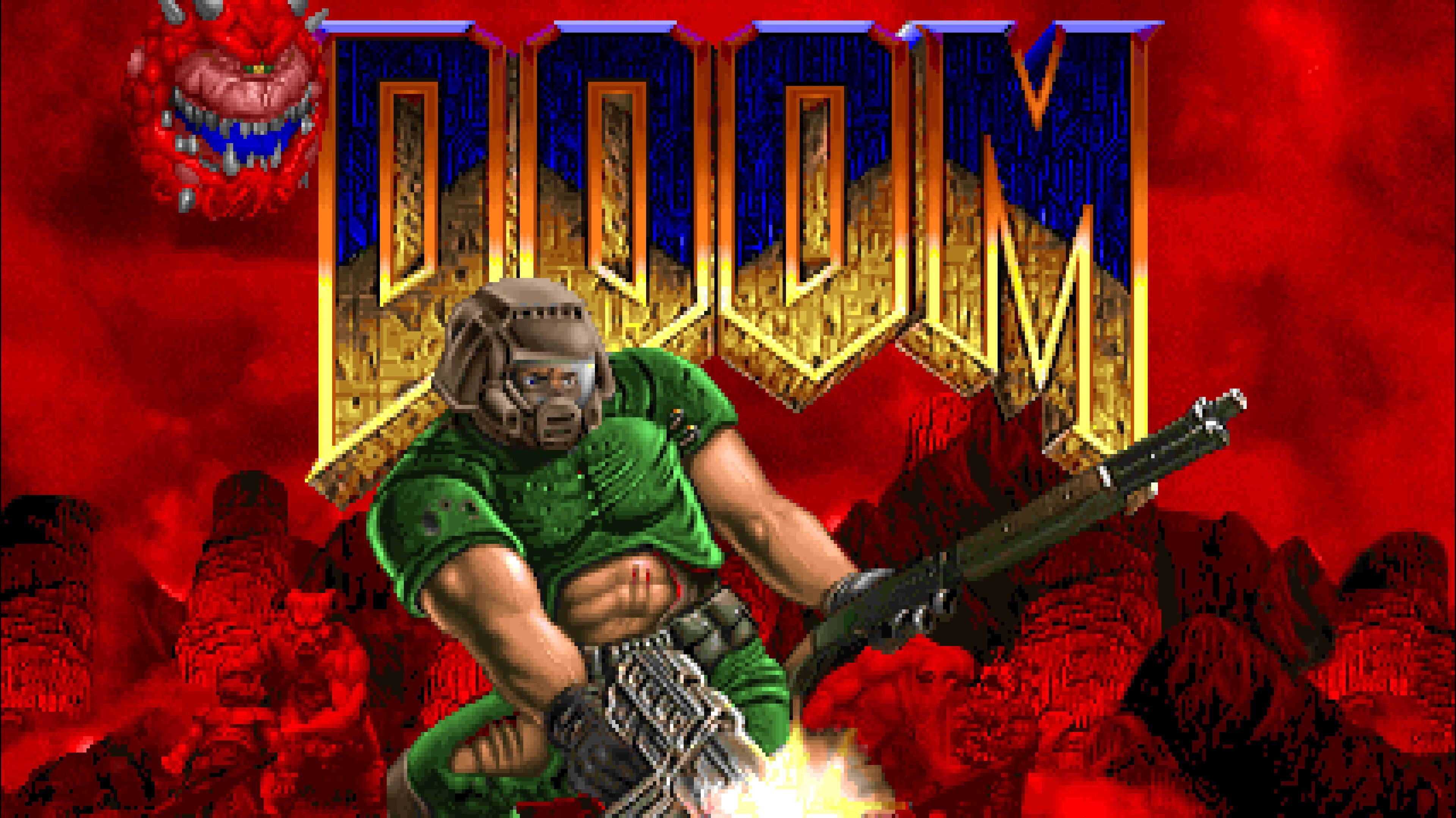Doom dos. Doom 1 1993. Дум 1993 обложка.