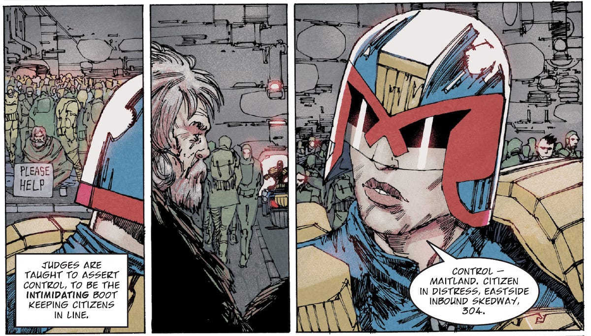 Judge Dredd Explained Inside the minds of the Judge Dredd writers putting him (and Mega-City ...