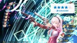 Trails into Reverie header - a combat screen, with a hero wielding two pistols. The image also contains the four star review rating.