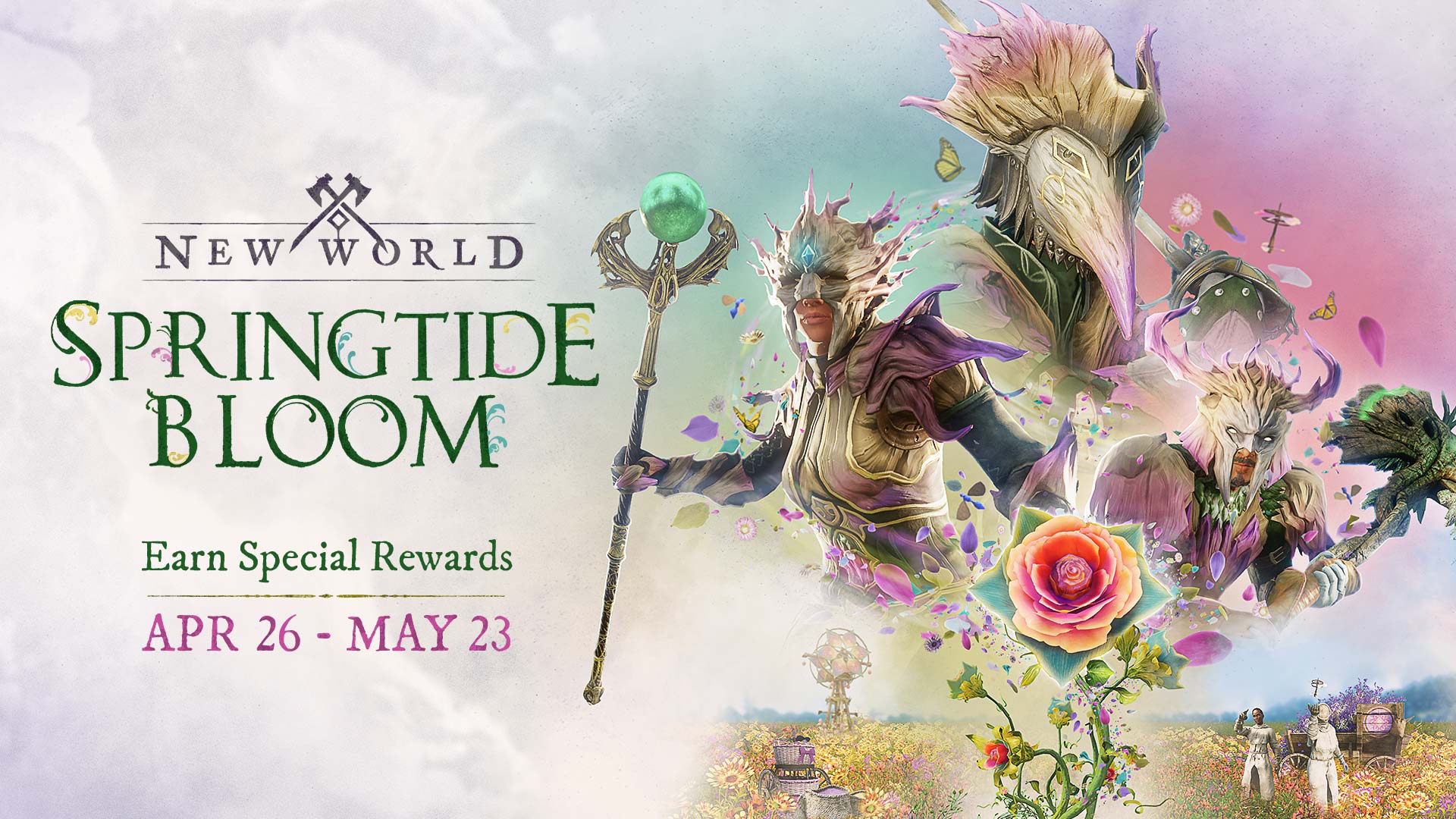New World's Springtime Bloom event is now live