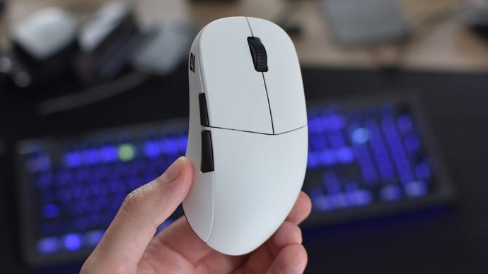 An Endgame Gear XM2WE gaming mouse.