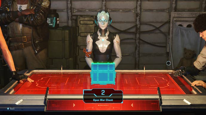 Screenshot of alien war chest