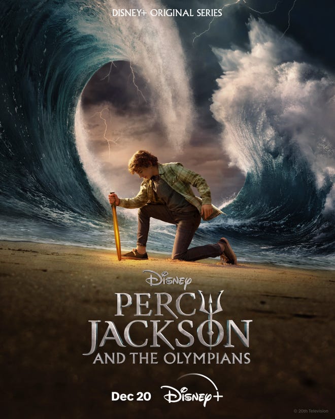 poster for Disney+series Percy Jackson and the Olympians