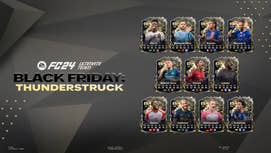 The EAFC 24 Thunderstruck team, including Vini Jr, Neymar and Gabriel Jesus