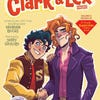 Cover of Free Comic Book Day issue Clark & Lex, featuring a young Clark and Lex shaking hands and smiling