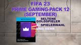 FIFA 23: Prime Gaming Pack 12 (September) mit Chance auf FUTTIES-Spieler jetzt erhältlich