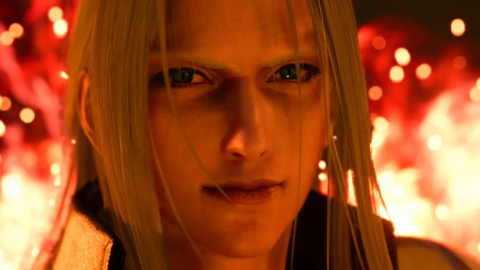 Final Fantasy 7 Rebirth screenshot showing sephiroth