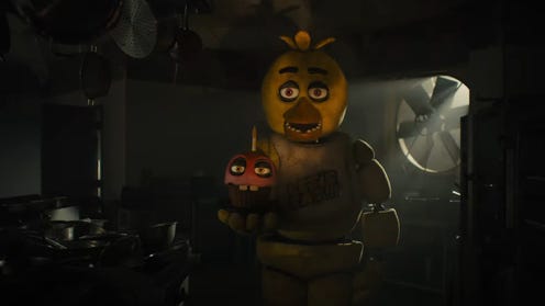 Chica in FNAF movie
