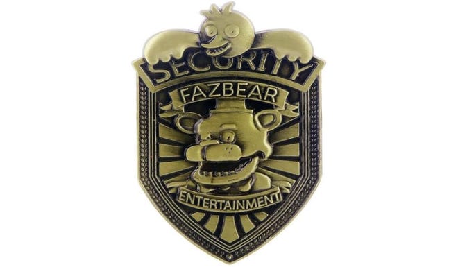 FNAF Guard Badge pin