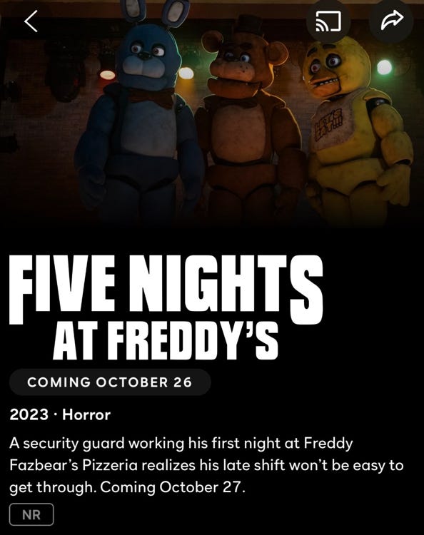 FNAF release date change