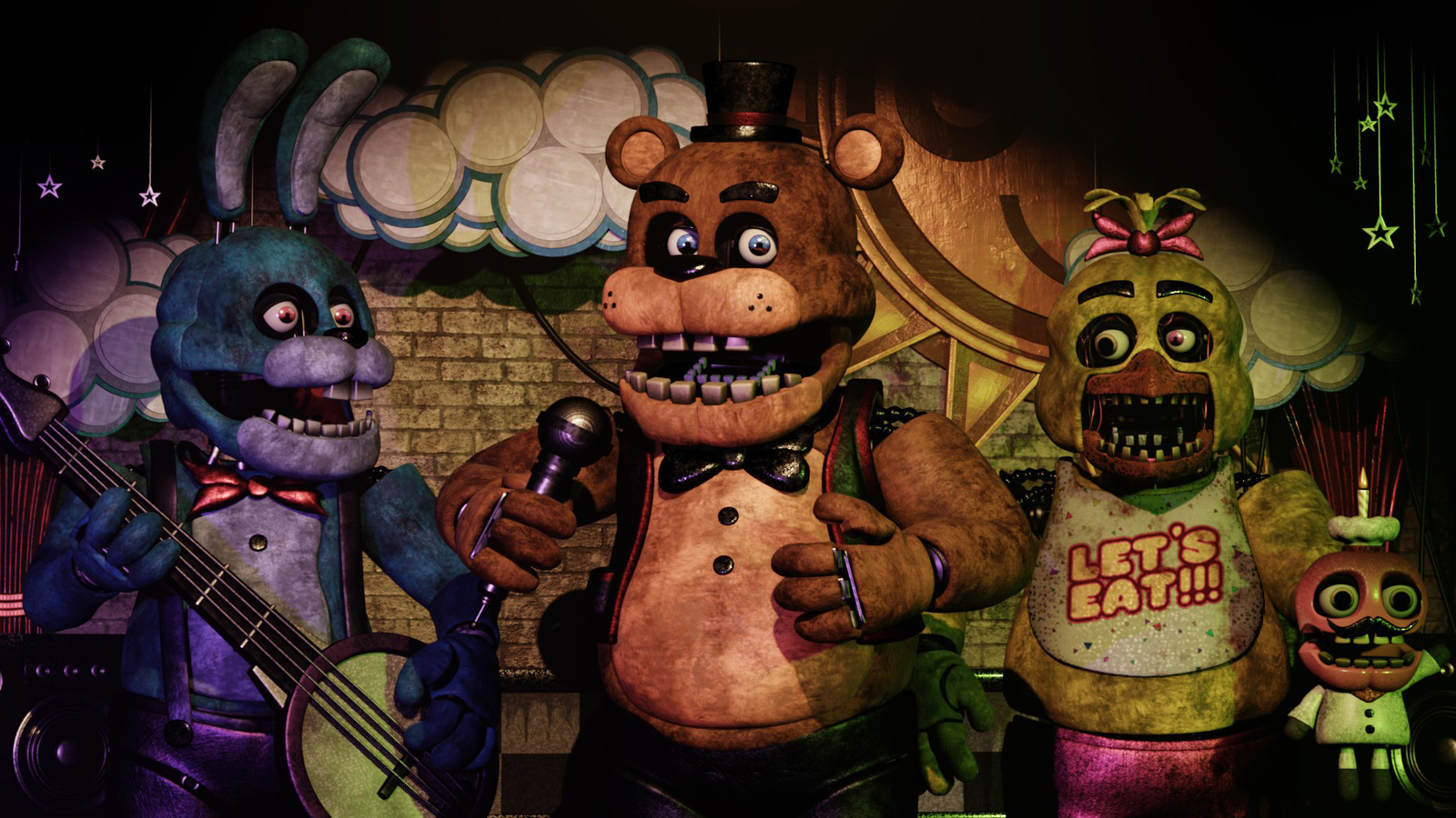 Video Game Five Nights at Freddy's 4 HD Wallpaper