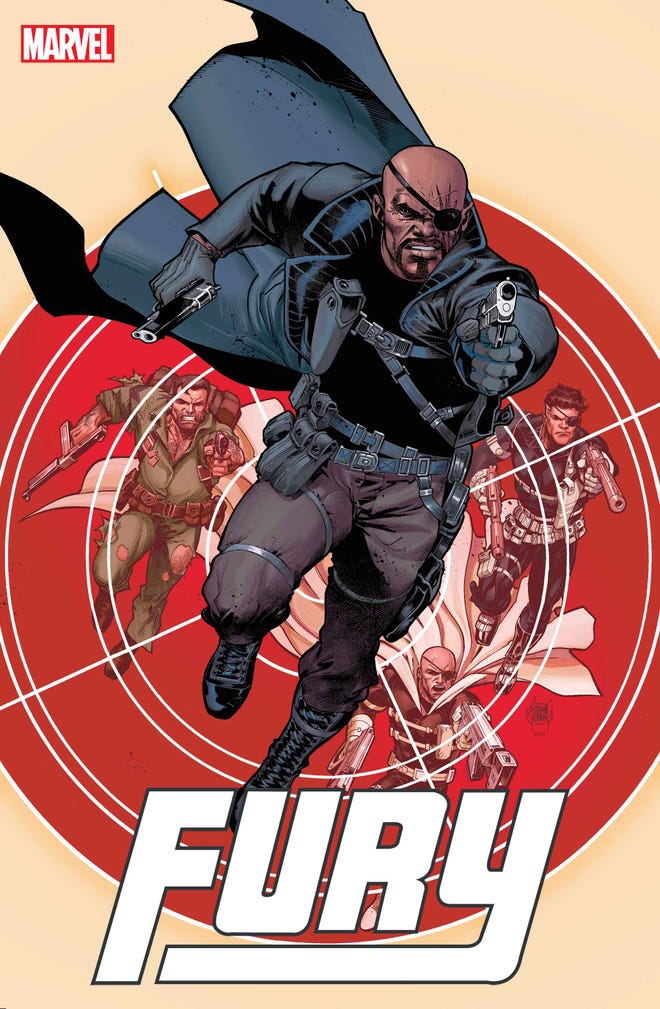 Fury #1 cover by Adam Kubert