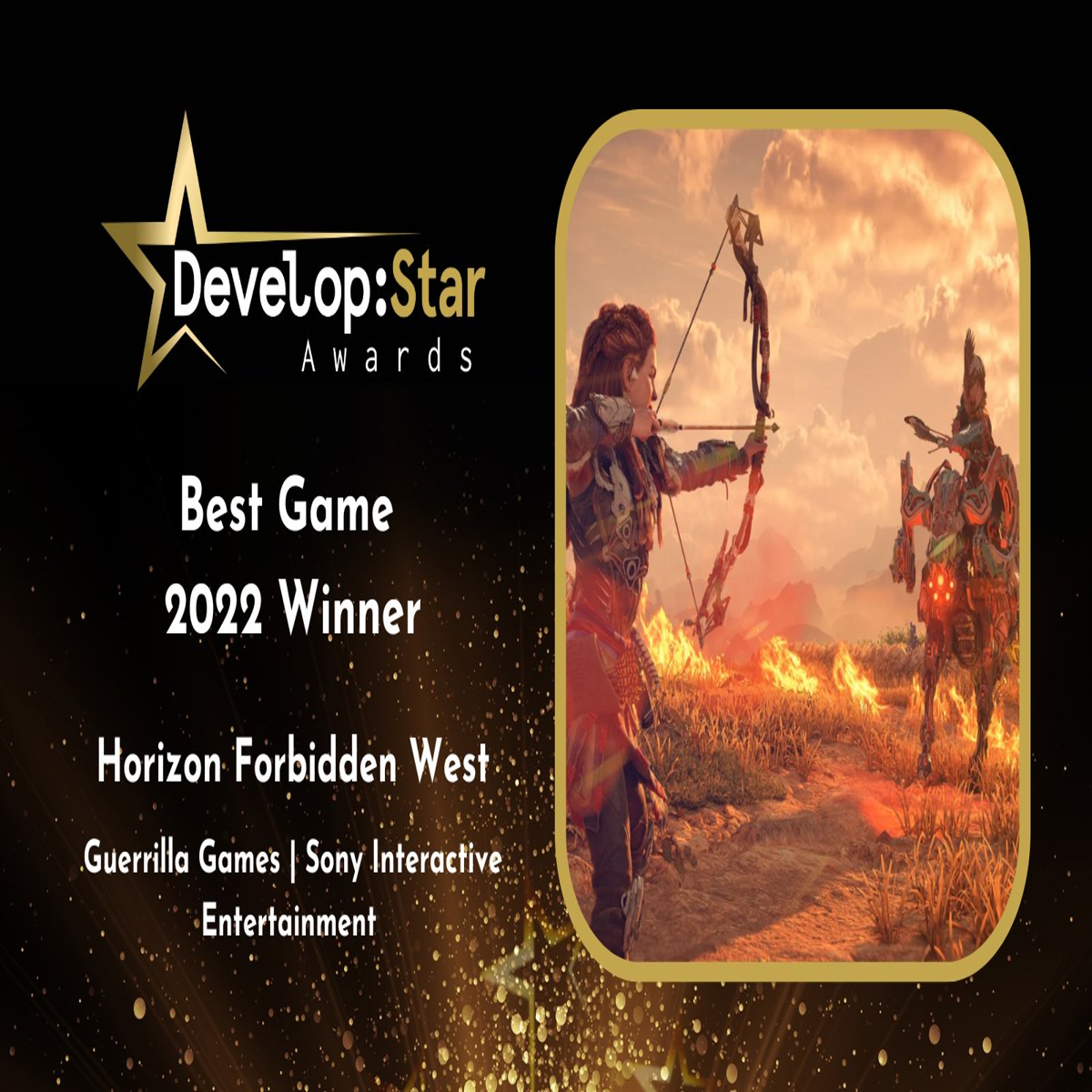 Horizon Forbidden West é eleito o jogo do ano na Develop:Star Awards 2022,  confira os