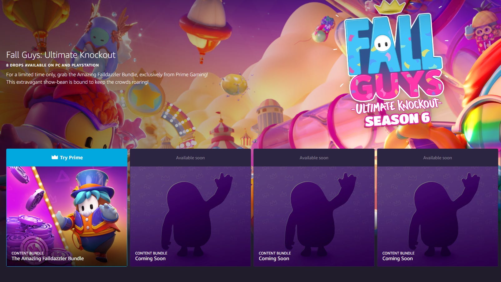 Amazon Fall Guys Fall Guys Prime Gaming rewards for November 2023 and how to link an ...