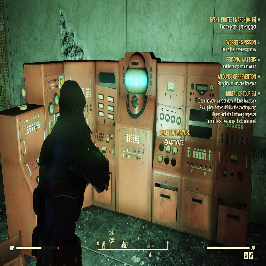 Fallout 76 Bureau of Tourism Repair Prickett's Fort Ticket Dispenser - Is  it Broken? | VG247