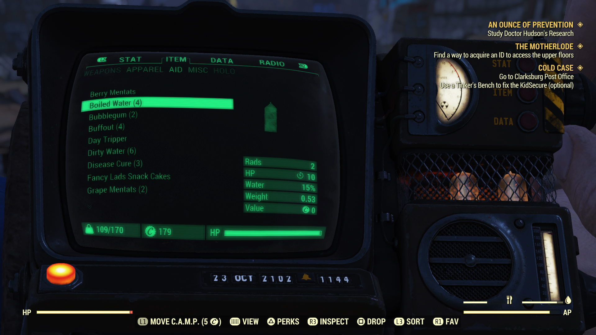 Fallout 76 Purified Water Locations Where to Get Water Purifier Plans