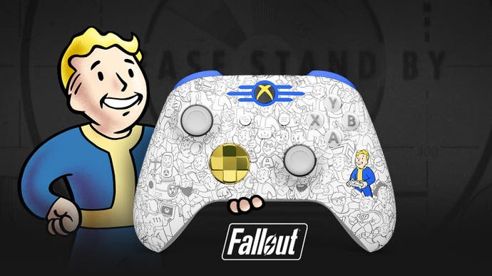 Dizajn ovládača Fallout Xbox