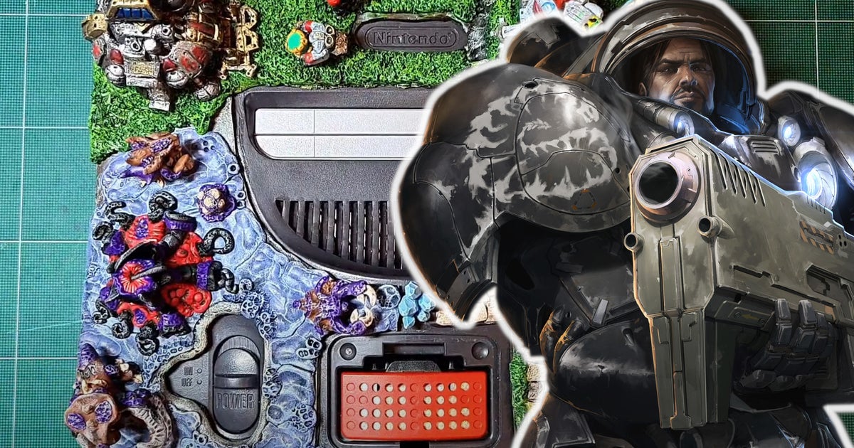 #Fan verwandelt sein N64 in ein StarCraft-Schlachtfeld #Fan verwandelt sein N64 in ein StarCraft-Schlachtfeld