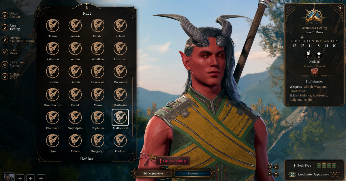 Baldur's Gate 3 mod adds 54 new races, including Final Fantasy 14 ...