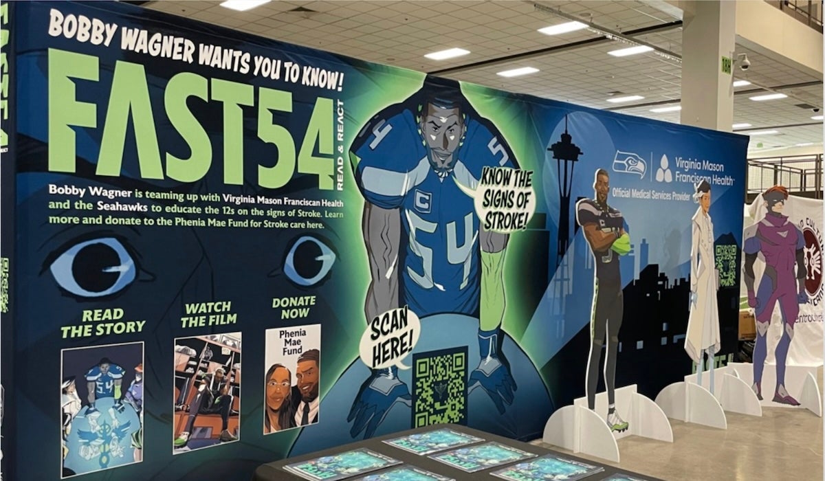 Seattle Seahawks linebacker Bobby Wagner leads a push for stroke awareness at ECCC 2024