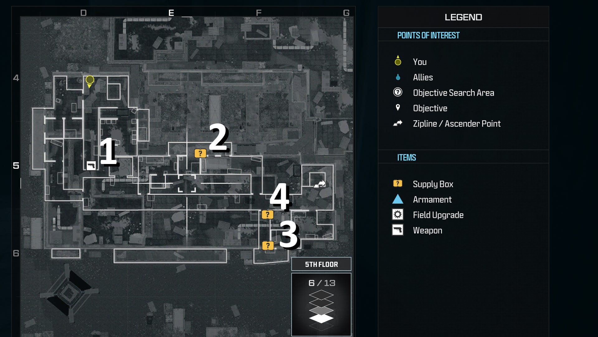 Hi Rise Cod Map All Modern Warfare 3 Highrise weapon and item locations | Eurogamer.net