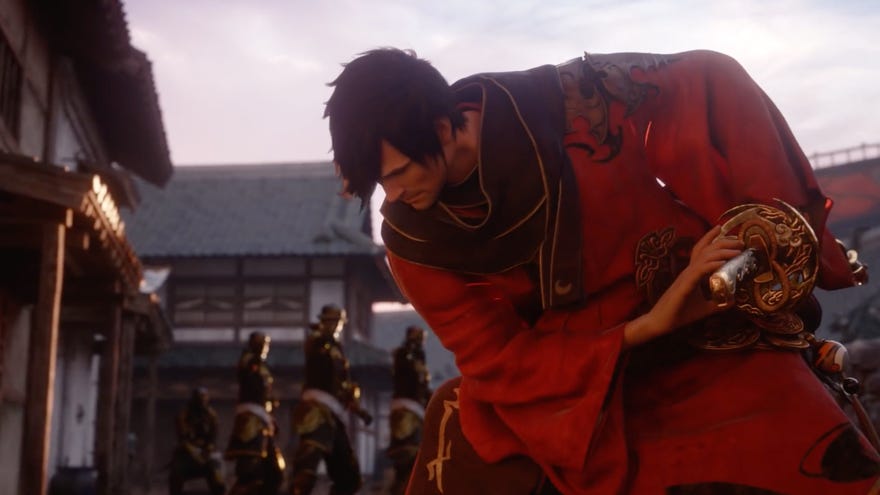 Warrior in red unsheathes his sword in the CGI trailer for Final Fantasy 14 Stormblood