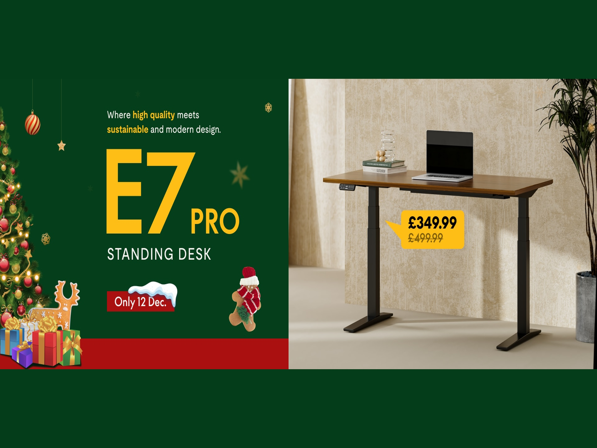 Save a massive £150 on the new FlexiSpot E7 Pro standing desk before  Christmas