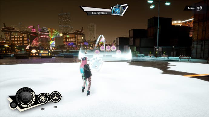 Soa apunta a una habilidad AoE en una captura de pantalla de Foamstars.