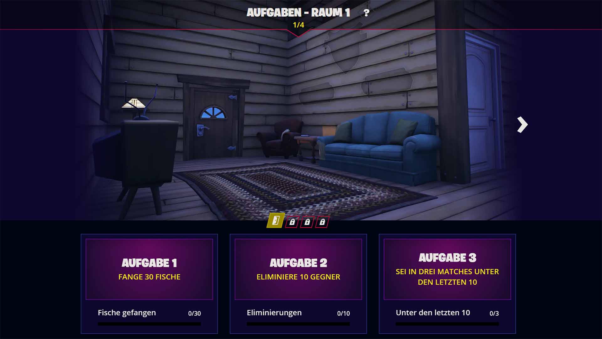 Fortnite Escape Rooms Anmelden, Aufgaben lösen und 4 Belohnungen