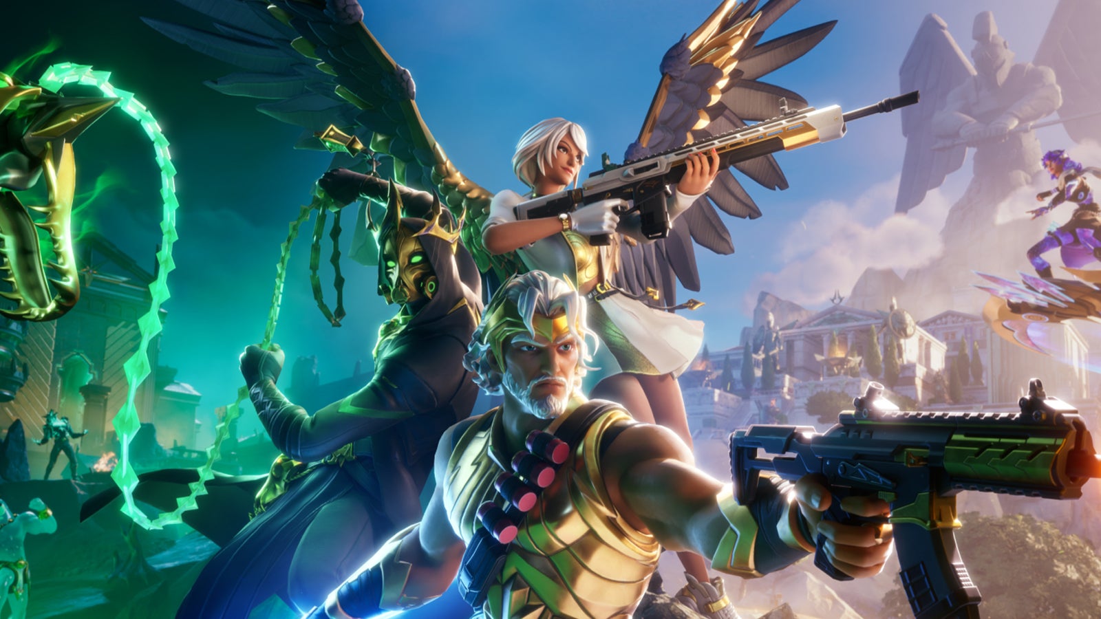 Fortnite Chapter 5 Season 2 Battle Pass skins, including Hades ...