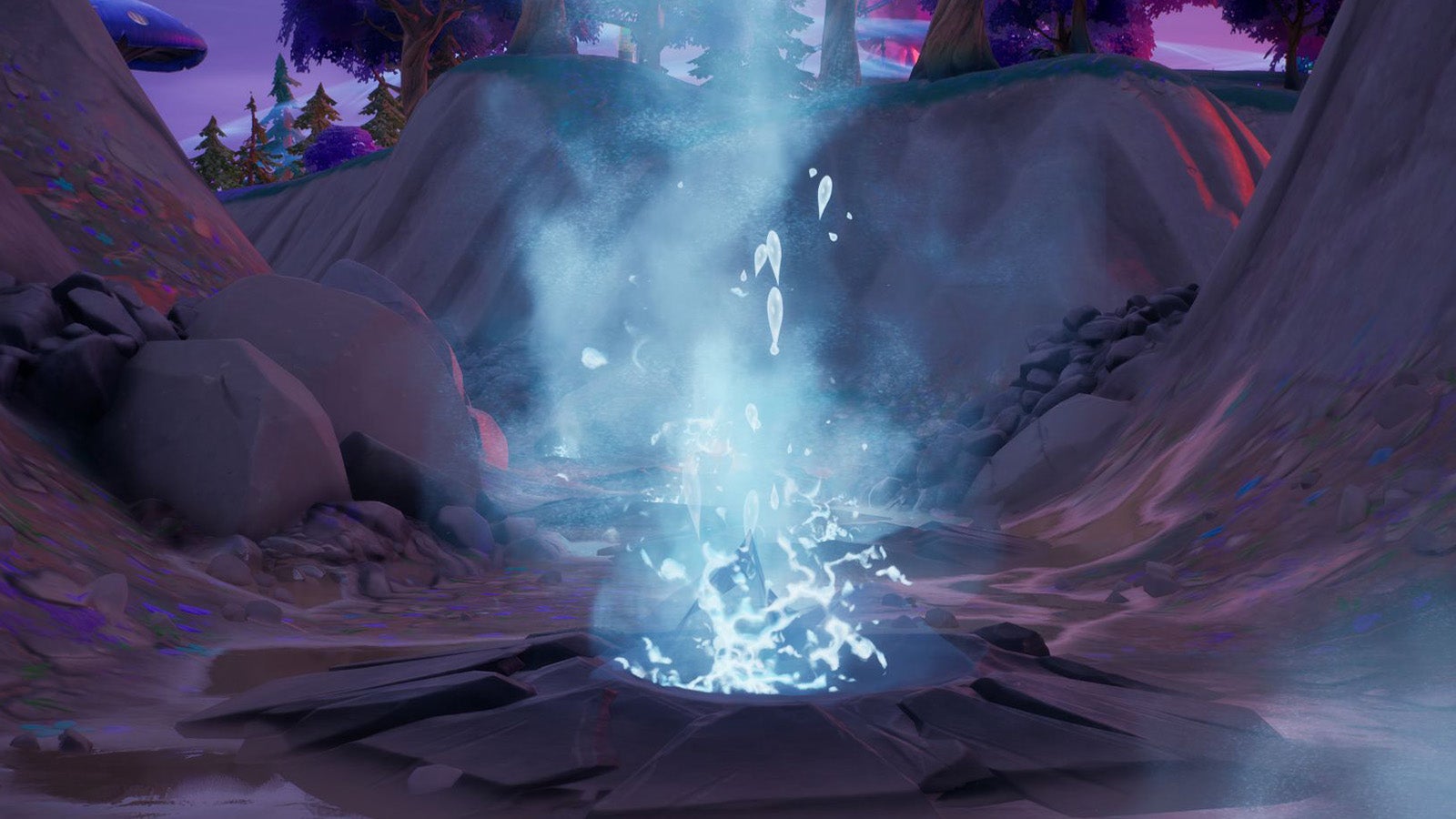 Fortnite Geyser location and how to launch into the air using geysers