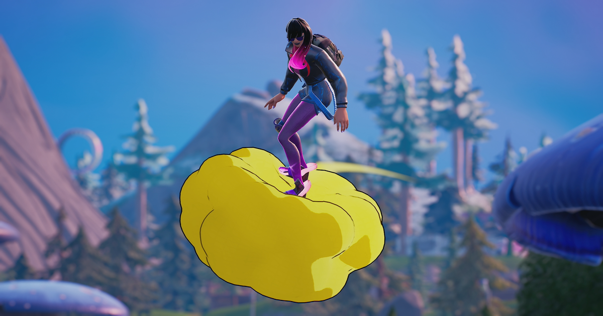Fortnite - How to get Nimbus Cloud and ride it
