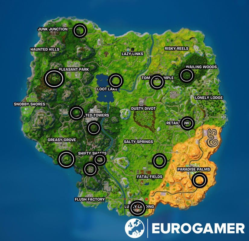 All Hoverboard Locations in Fortnite