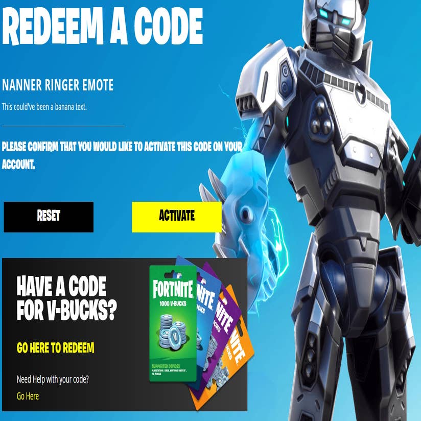 How to redeem V-Bucks gift cards on Fortnite mobile, Xbox and PlayStation