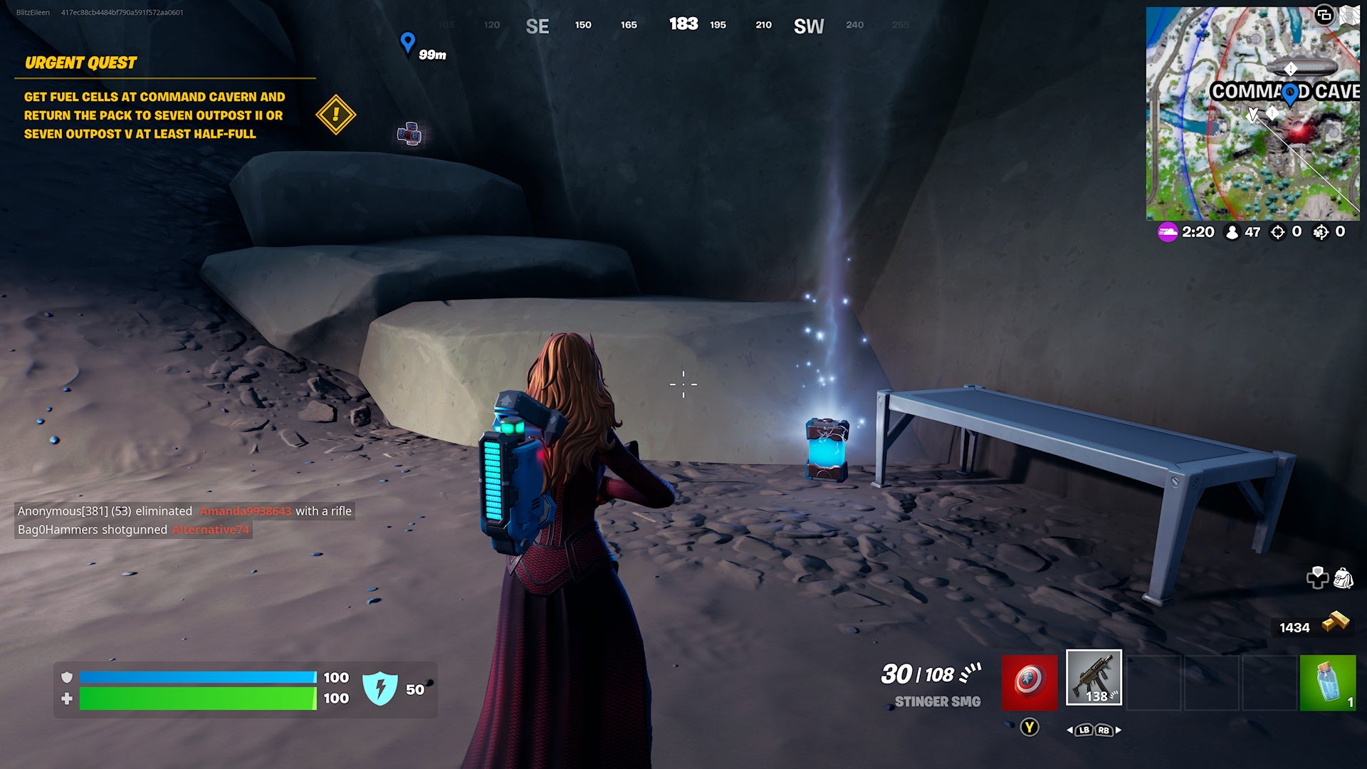 Fortnite fuel cell locations, how to equip backpack and collect fuel