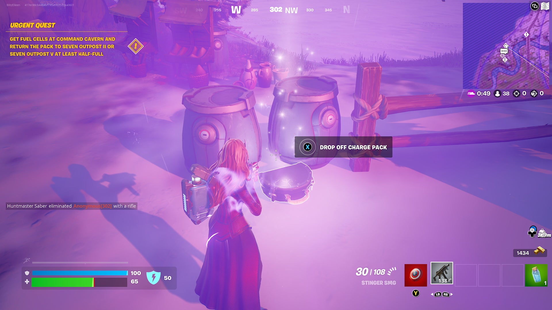 Fortnite fuel cell locations, how to equip backpack and collect fuel