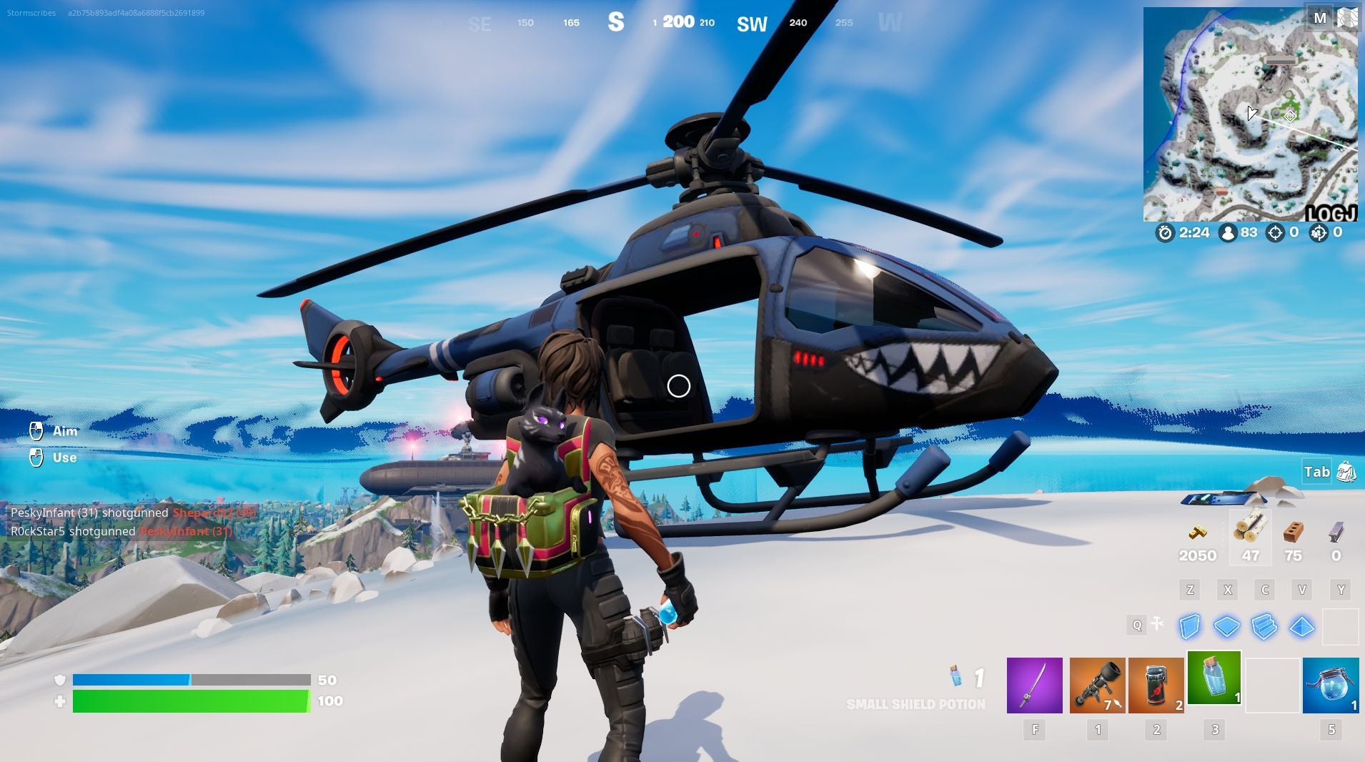 Fortnite Choppa Locations And Where To Find The Helicopter In Fortnite Fortnite Helicopter Location 5
