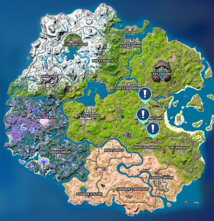 Where to find The Visitor and collect surveillance footage from cameras