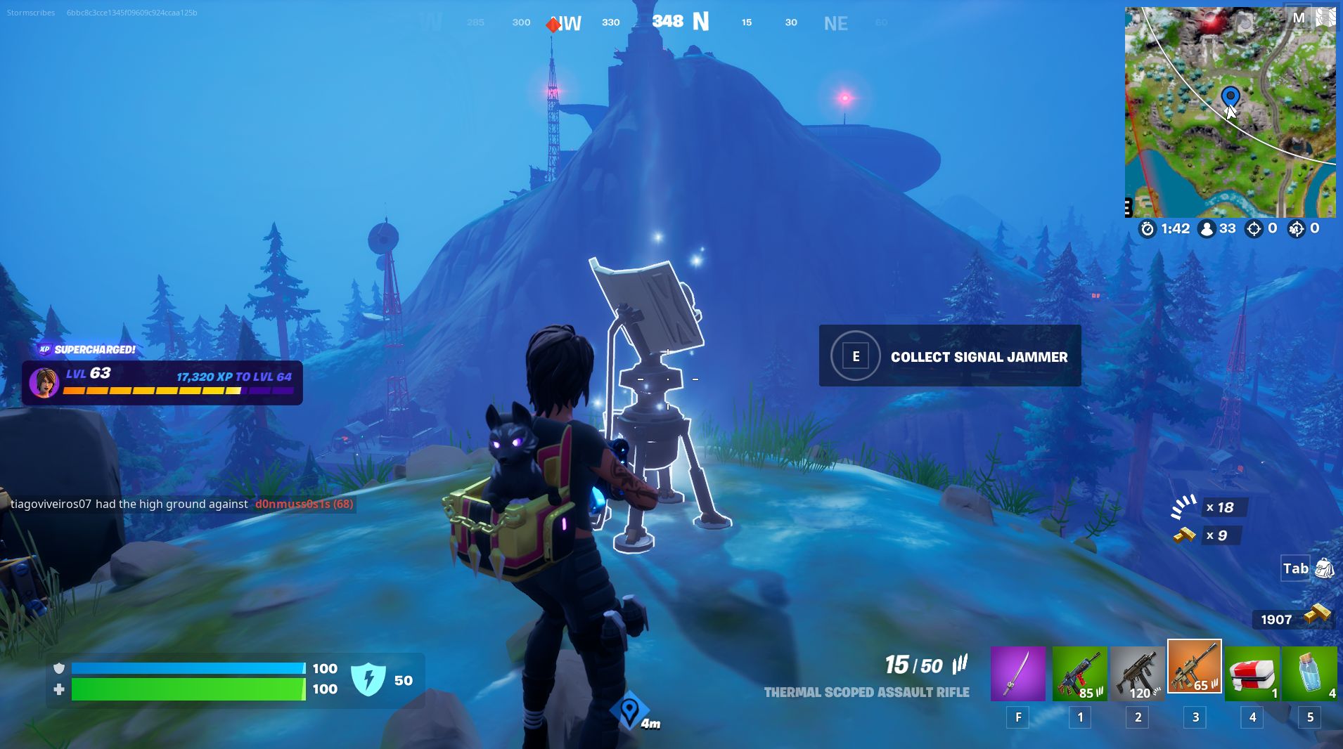 Where to collect the signal jammers in Fortnite