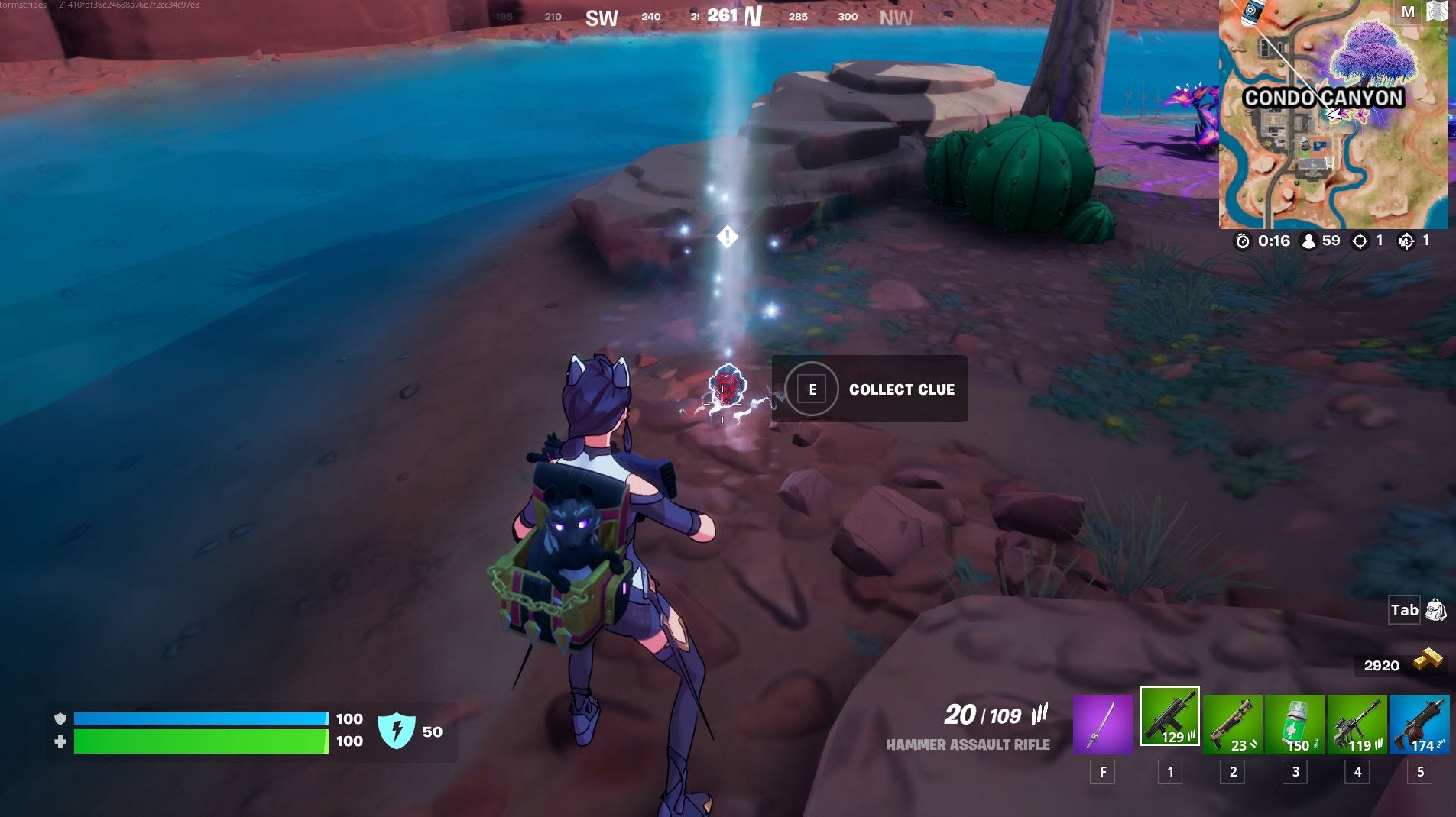 Where to find The Visitor and collect surveillance footage from cameras